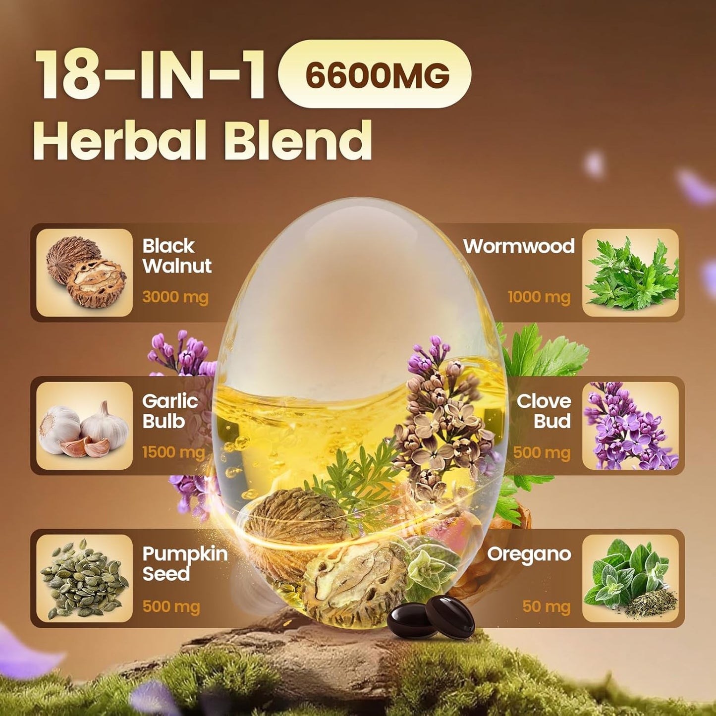 Wormwood Black Walnut Cloves